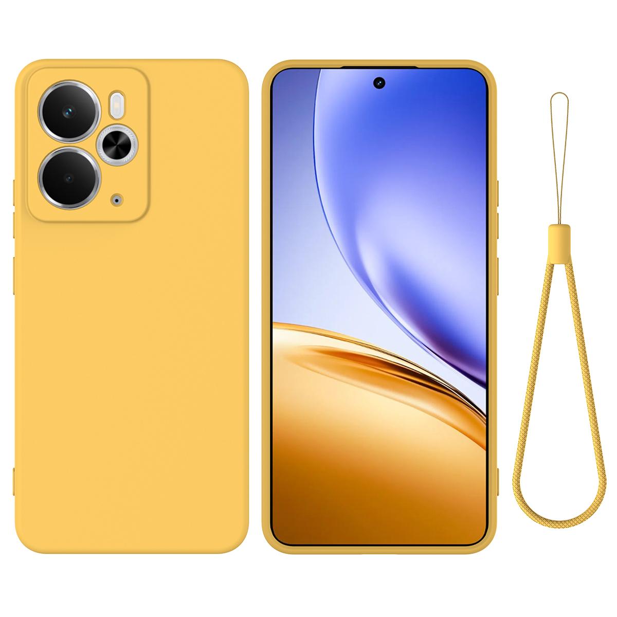 Для Realme 14T 5G/Realme 14 5G Чохол з рідкого силікону Задня кришка телефону з ремінцем для руки Yellow
Для Realme 14T 5G/Realme 14 5G Чохол з рідкого силікону Задня кришка телефону з ремінцем для руки Yellow