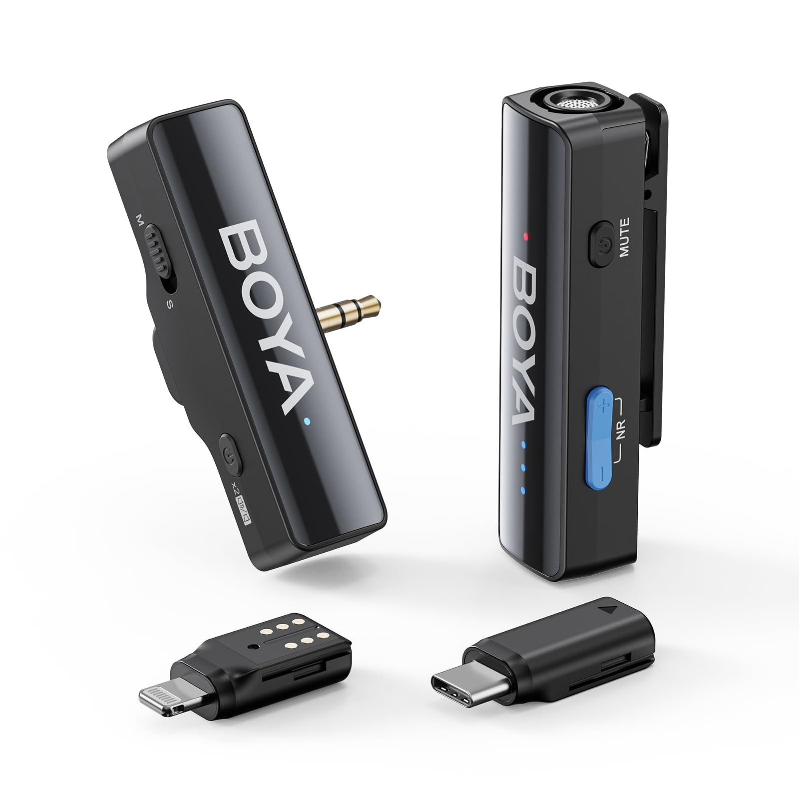 BOYALINK A1 Pin Microphone Wireless Lavalier Microphone Clip Type Wireless Microphone Compatible with Lightning TRS Instant Connection Plug Play Noise
BOYALINK A1 Pin Microphone Wireless Lavalier Microphone Clip Type Wireless Microphone Compatible with Lightning TRS Instant Connection Plug Play Noise