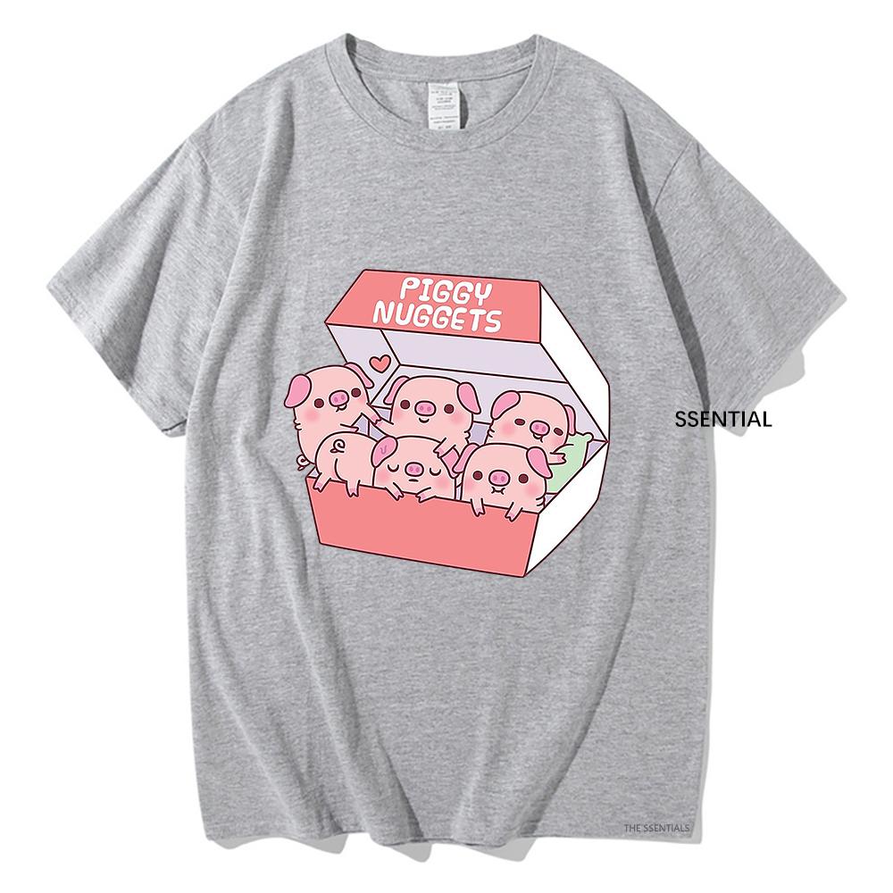 Cute Pigs Piggy Nuggets Funny T Shirts UnisexWomen Clothing Aesthetic Cotton Tshirt Vintage Unisex Streetwear Classic Soft Clothes S
Cute Pigs Piggy Nuggets Funny T Shirts UnisexWomen Clothing Aesthetic Cotton Tshirt Vintage Unisex Streetwear Classic Soft Clothes S