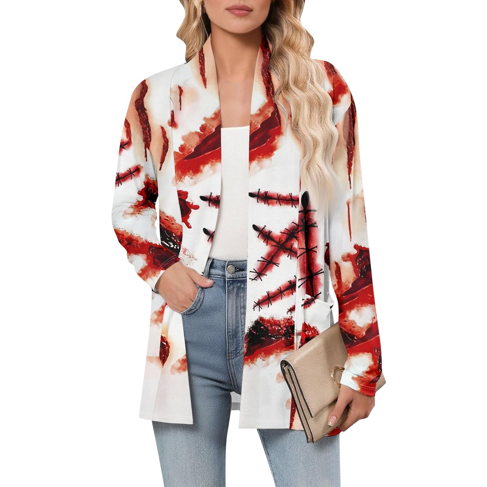 Women s Long Sleeve Cardigan V Neck Fashion Halloween Printed Shirt Lightweight Casual Loose Thin Cardigans With Pockets XXL
Women s Long Sleeve Cardigan V Neck Fashion Halloween Printed Shirt Lightweight Casual Loose Thin Cardigans With Pockets XXL