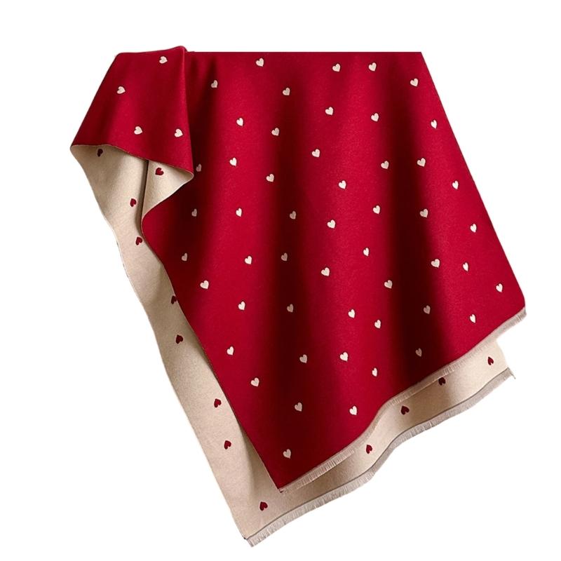 Double Side Scarf with Heart Pattern And Warm Cotton For Autumn Winter Soft Friendly Lightweight Shawl Wrap For Women красный
Double Side Scarf with Heart Pattern And Warm Cotton For Autumn Winter Soft Friendly Lightweight Shawl Wrap For Women красный