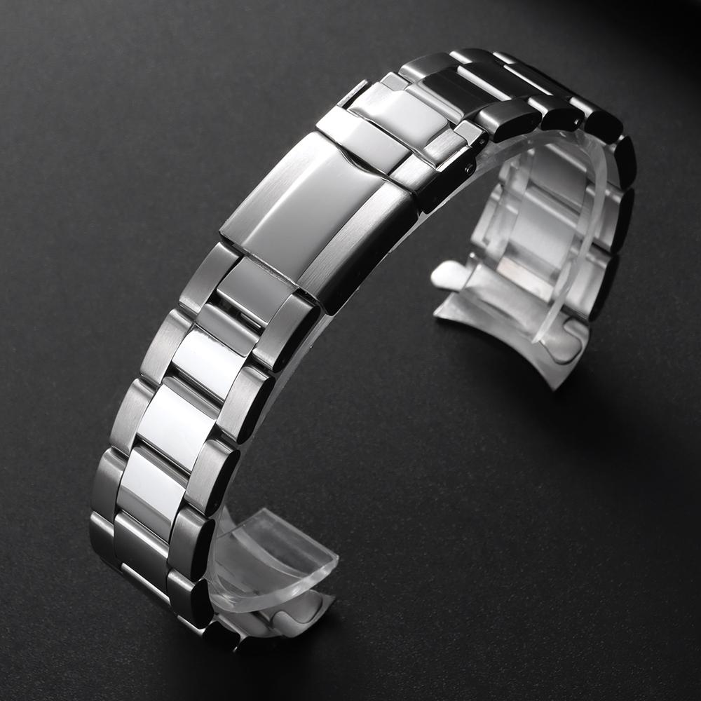20mm Solid Stainless Steel Watchband for Men Women Sport Strap for Rolex Daytona Oyster Curved End Bracelet Watch Accessories 20mm срібний
20mm Solid Stainless Steel Watchband for Men Women Sport Strap for Rolex Daytona Oyster Curved End Bracelet Watch Accessories 20mm срібний