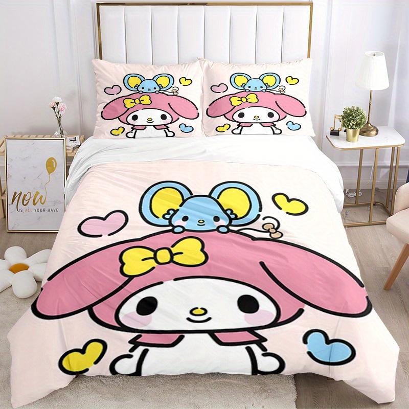 3pcs My Melody, Little Blue Mouse Breathable Polyester Bedding Set Soft Duvet Cover and 2 Pillowcases,Suitable for All Seasons, 082610b 135x200cm
3pcs My Melody, Little Blue Mouse Breathable Polyester Bedding Set Soft Duvet Cover and 2 Pillowcases,Suitable for All Seasons, 082610b 135x200cm