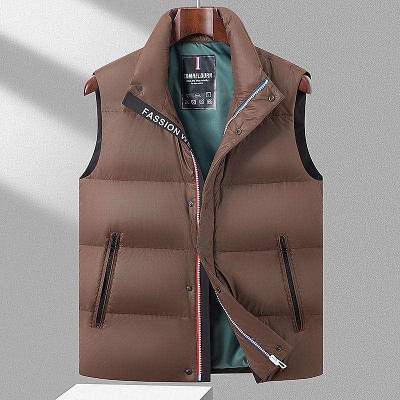 Осень и зима новый стиль простой и универсальный пуховый жилет мужской молодежный модный теплый жилет модный пуховый жилет 4XL коричневый
Осень и зима новый стиль простой и универсальный пуховый жилет мужской молодежный модный теплый жилет модный пуховый жилет 4XL коричневый