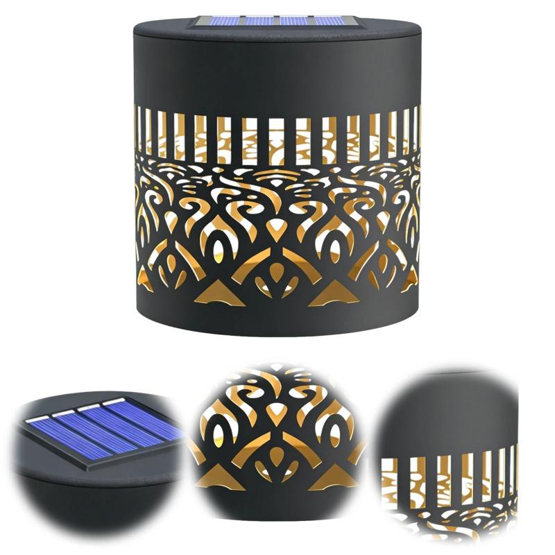Solar Hollow Wall Lights, Waterproof Outdoor LED Wall Lamp for Front Door, Courtyard, Christmas & Halloween Party Decoration 1PC теплим білим кольором
Solar Hollow Wall Lights, Waterproof Outdoor LED Wall Lamp for Front Door, Courtyard, Christmas & Halloween Party Decoration 1PC теплим білим кольором