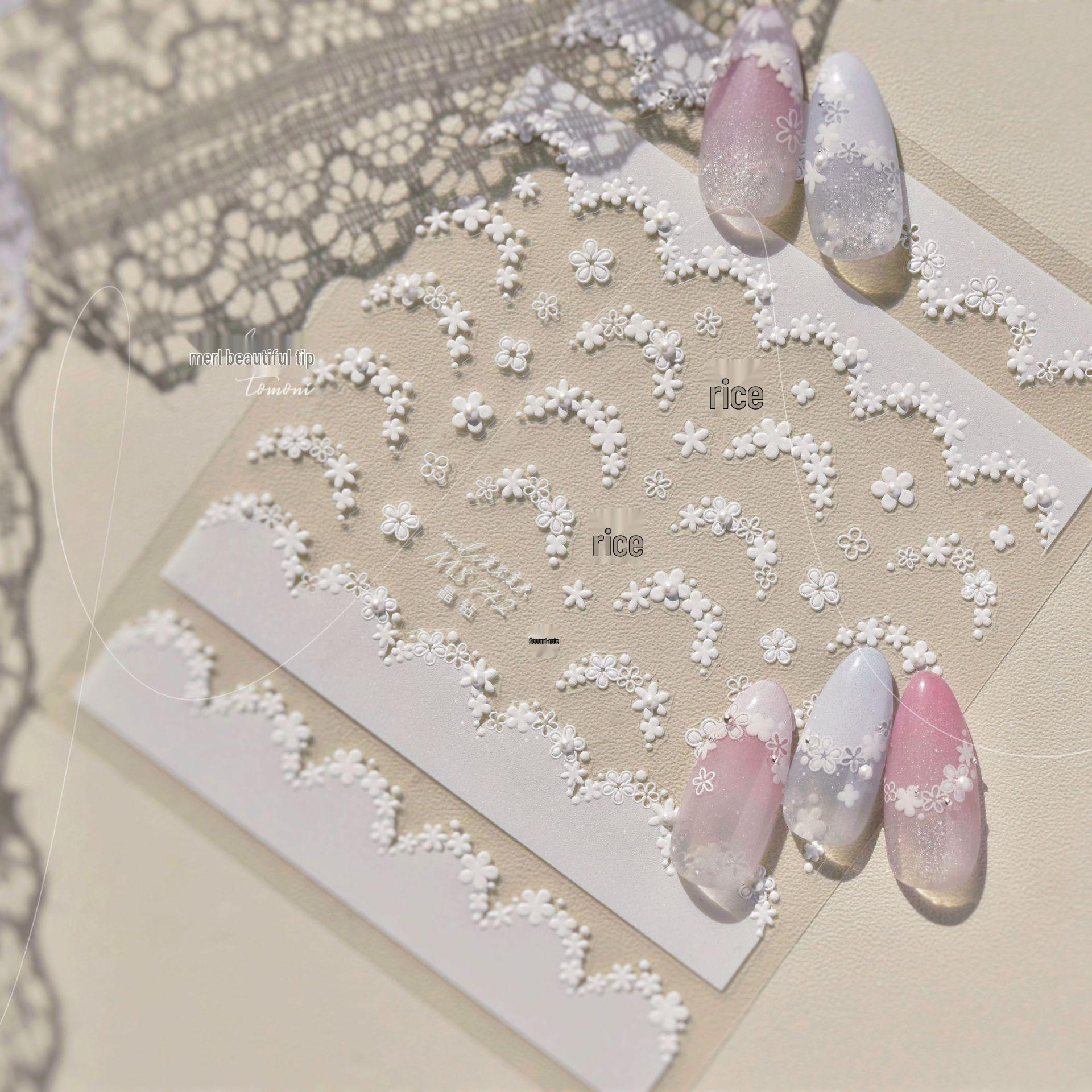 tomoni Crystal Diamond Nail Stickers - Japanese Collaboration with Floral French Designs
tomoni Crystal Diamond Nail Stickers - Japanese Collaboration with Floral French Designs
