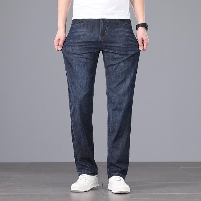 Summer Thin High Waist Loose Light Business Thin Small Straight Trousers Jeans 42
Summer Thin High Waist Loose Light Business Thin Small Straight Trousers Jeans 42