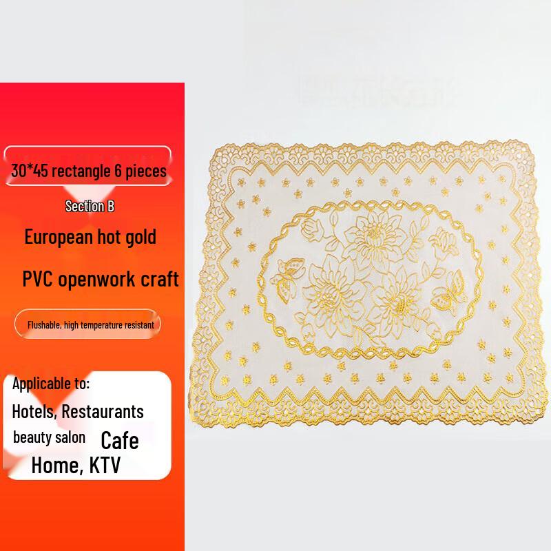 European Style PVC Heat-Insulating Placemats
European Style PVC Heat-Insulating Placemats