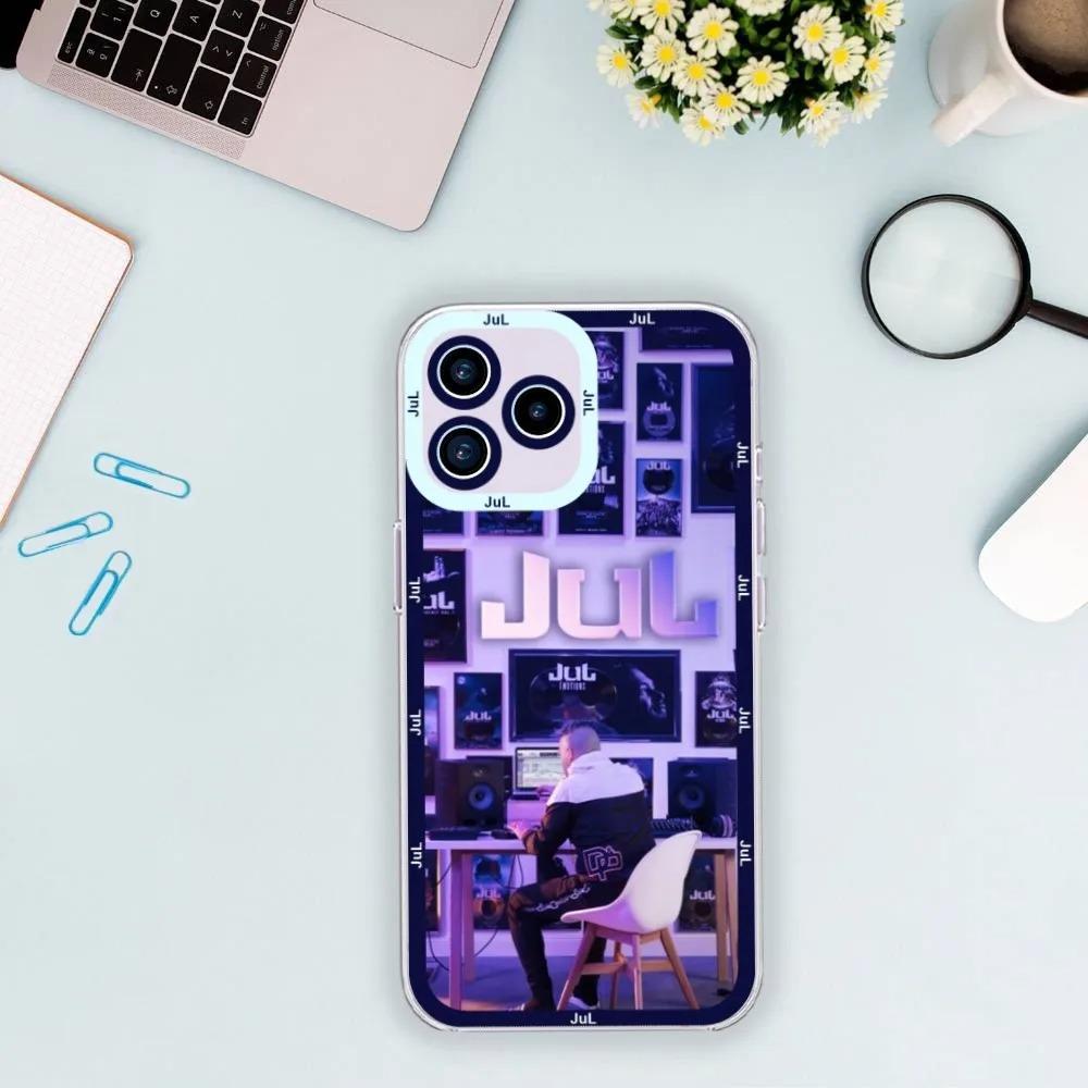 French Rapper JUL Phone Case For iPhone 16 15 14 13 12 11 Pro Max 7 8 Mini Plus SE X XS XR Transparent Fundas SE 2020 2022
French Rapper JUL Phone Case For iPhone 16 15 14 13 12 11 Pro Max 7 8 Mini Plus SE X XS XR Transparent Fundas SE 2020 2022
