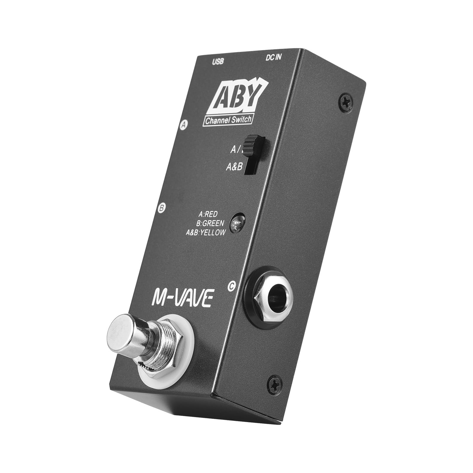 ABY Line Selector AB Switch Мини-педаль эффектов для гитары True Bypass Гитарная бас-педаль AB Box - ABY Channel Switch
ABY Line Selector AB Switch Мини-педаль эффектов для гитары True Bypass Гитарная бас-педаль AB Box - ABY Channel Switch