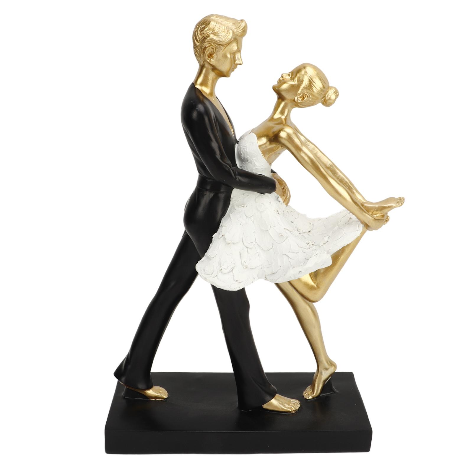 Romantic Couple Dancing Sculpture Decoration Resin Elegant Couple Ballet Dancer Statue Figurine Ornament Gold 7130W‑01
Romantic Couple Dancing Sculpture Decoration Resin Elegant Couple Ballet Dancer Statue Figurine Ornament Gold 7130W‑01