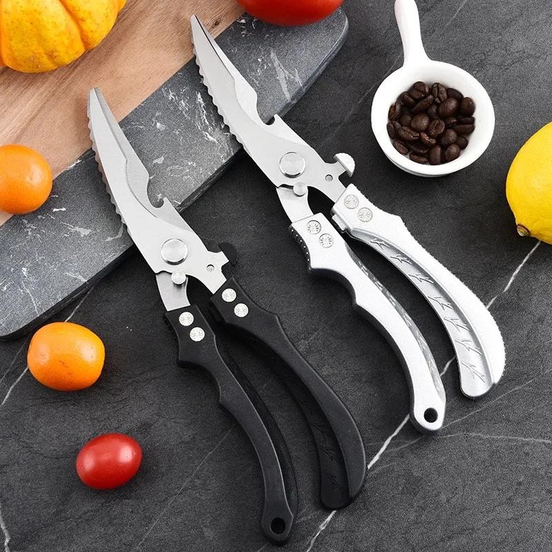 Kitchen Chicken Bone Scissors Kitchen Specific Scissors Comfortable Grip Multifunctional Household Kitchen Scissors Essentials срібний
Kitchen Chicken Bone Scissors Kitchen Specific Scissors Comfortable Grip Multifunctional Household Kitchen Scissors Essentials срібний