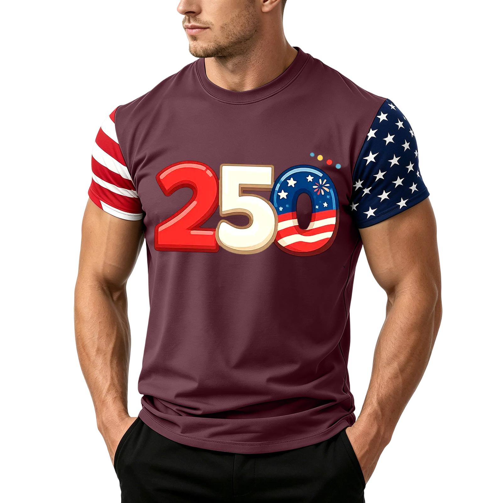 Men s Loose Fit Short Sleeve T Shirt Casual Summer Daily Wear Independence Day Flag Print Top Comfortable Breathable Fabric M
Men s Loose Fit Short Sleeve T Shirt Casual Summer Daily Wear Independence Day Flag Print Top Comfortable Breathable Fabric M