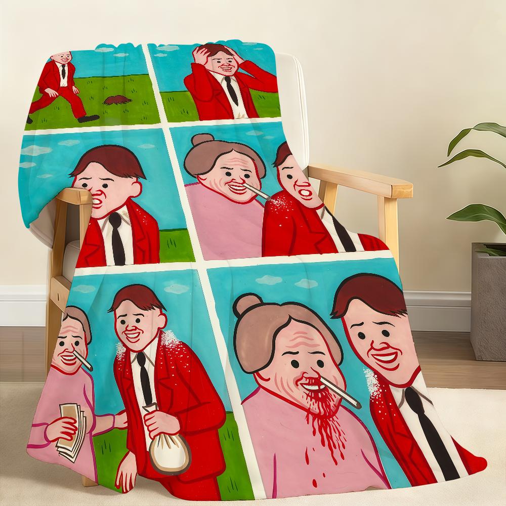 Black Humor Art J JoaN N C Cornella Blanket Soft Throw Blanket for Home Bedroom Bed Sofa Picnic Travel Office Rest Blanket Gift 75x90cm
Black Humor Art J JoaN N C Cornella Blanket Soft Throw Blanket for Home Bedroom Bed Sofa Picnic Travel Office Rest Blanket Gift 75x90cm