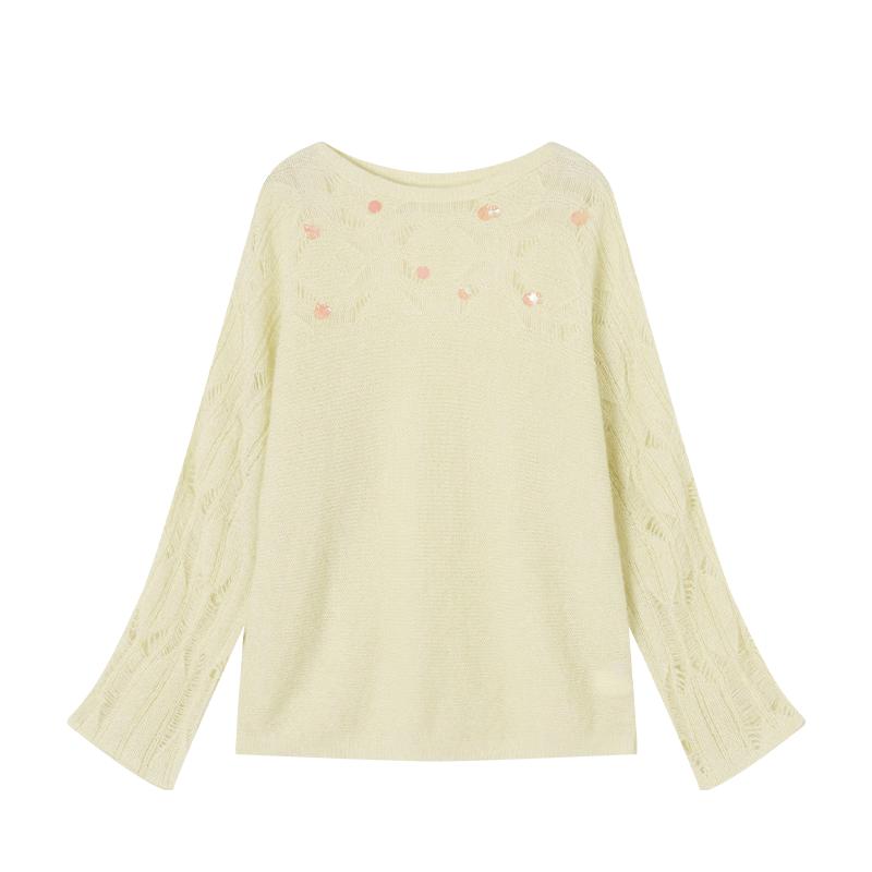 Xiangying Women s Off-Shoulder Sequin Cutout Knit Sweater S
Xiangying Women s Off-Shoulder Sequin Cutout Knit Sweater S