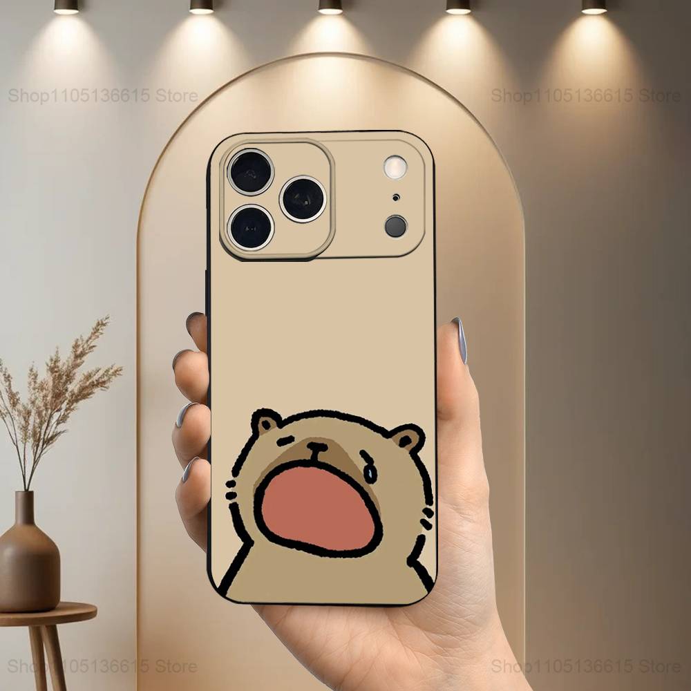 Cute Capybara Cartoon For iPhone 8,7,11,12,15,14,13,16,17,Plus,Pro Max,XS,X,XR,SE,Mini,Soft Silicone Black Case iPhone17Air
Cute Capybara Cartoon For iPhone 8,7,11,12,15,14,13,16,17,Plus,Pro Max,XS,X,XR,SE,Mini,Soft Silicone Black Case iPhone17Air