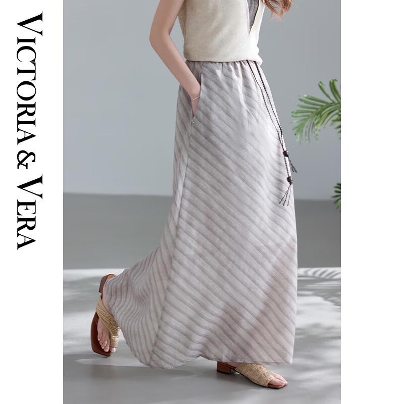 VICTORIA&VERA Oblique Stripe A-Line Midi Skirt M
VICTORIA&VERA Oblique Stripe A-Line Midi Skirt M