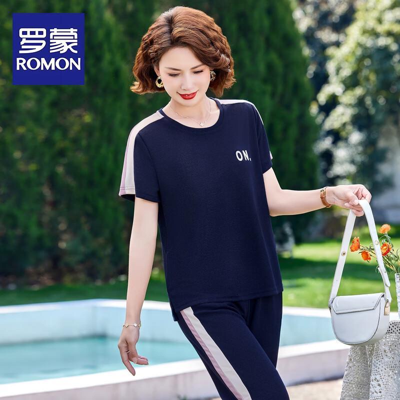 ROMON Middle-Aged Women s Summer Two-Piece Sportswear Set 3XL
ROMON Middle-Aged Women s Summer Two-Piece Sportswear Set 3XL