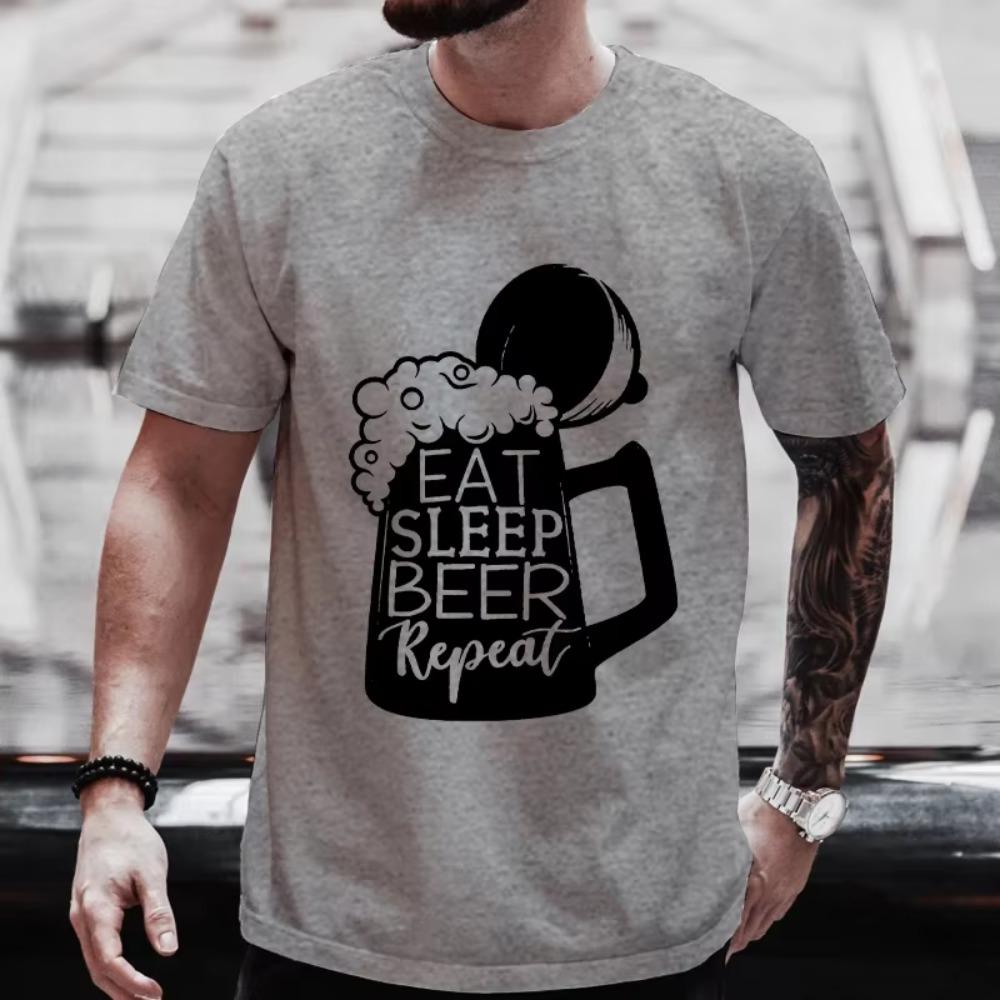 Мужские футболки Eat Sleep Beer Repeat Смешная графика Y2k Одежда Beer DAY Пивная вечеринка Топы больших размеров Уличная одежда с коротким рукавом S серый
Мужские футболки Eat Sleep Beer Repeat Смешная графика Y2k Одежда Beer DAY Пивная вечеринка Топы больших размеров Уличная одежда с коротким рукавом S серый