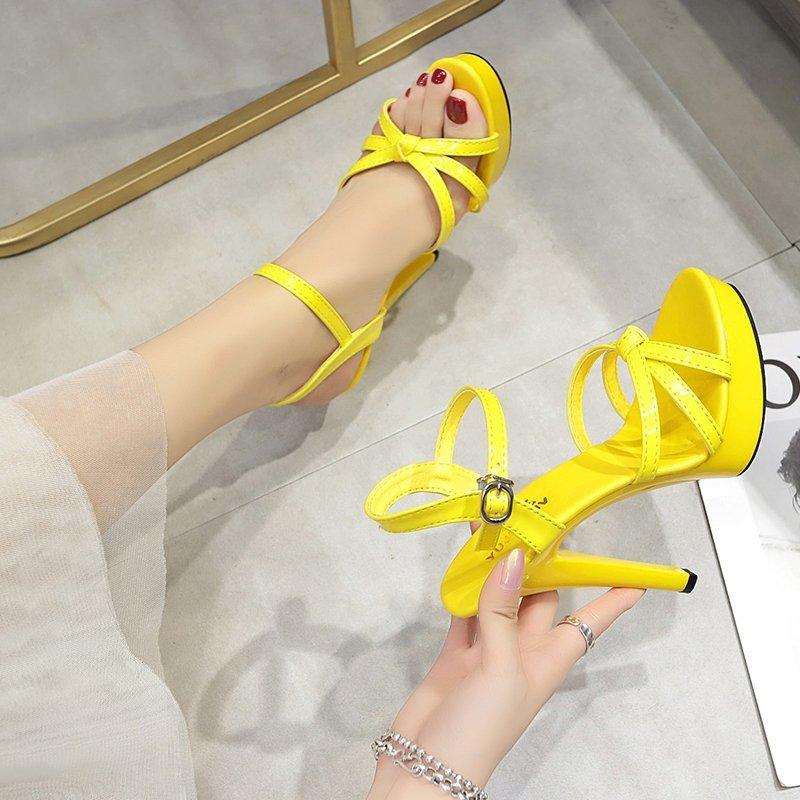 High heels women s new shoes thin heels fish mouth sandals women s handmade women s shoes 40
High heels women s new shoes thin heels fish mouth sandals women s handmade women s shoes 40