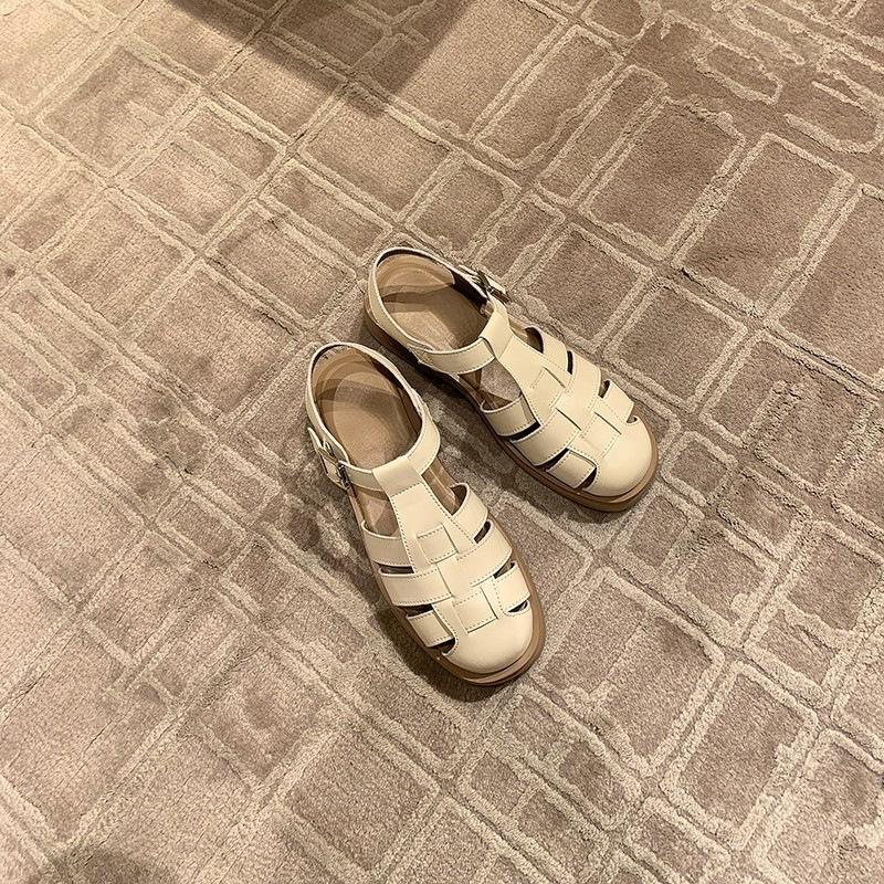 Ugly hiding artifact~ Casual fashion woven hollow platform Roman sandals summer women s shoes Baotou beach shoes women 40
Ugly hiding artifact~ Casual fashion woven hollow platform Roman sandals summer women s shoes Baotou beach shoes women 40