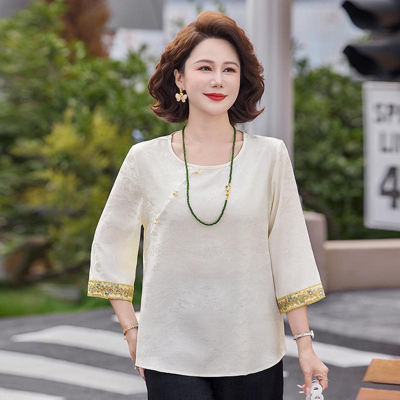 2026 Women s Summer Casual Chinese Style Top for Mothers and Older Women XL (95-110 lbs)
2026 Women s Summer Casual Chinese Style Top for Mothers and Older Women XL (95-110 lbs)