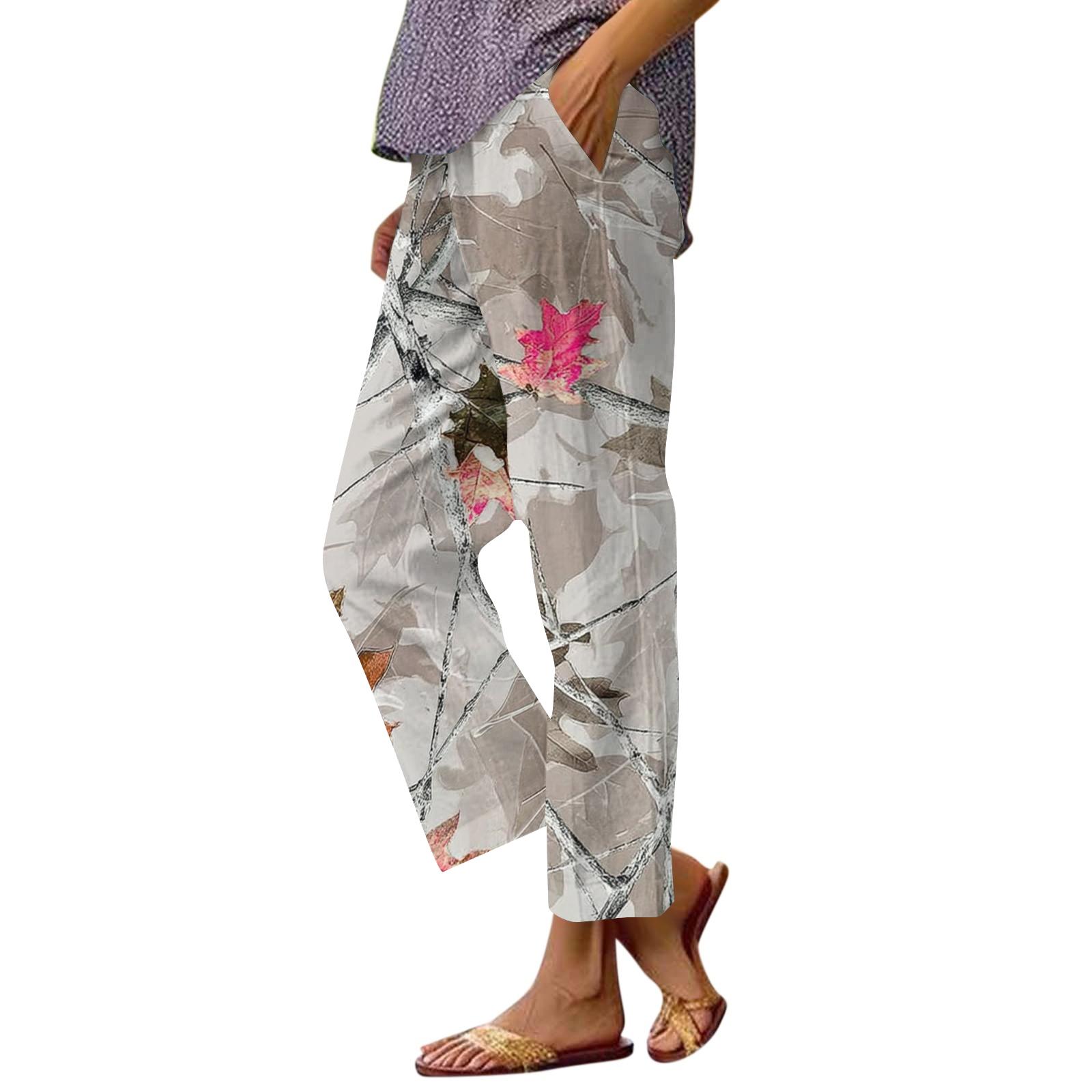 Women s fashion printed pocket elastic waist casual pants XXL
Women s fashion printed pocket elastic waist casual pants XXL