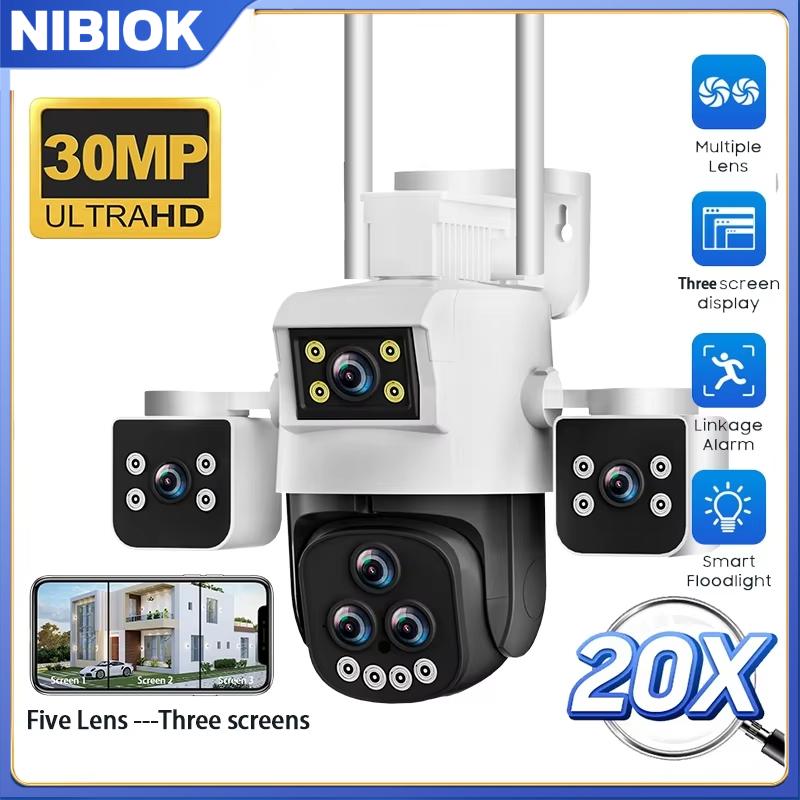 NIBIOK Outdoor Camera HD 30MP WIFI IP CCTV 20X Zoom Waterproof Night Vision Camera Two-way Intercom Smart Tracking 24/7 Record Camera+128GB
NIBIOK Outdoor Camera HD 30MP WIFI IP CCTV 20X Zoom Waterproof Night Vision Camera Two-way Intercom Smart Tracking 24/7 Record Camera+128GB