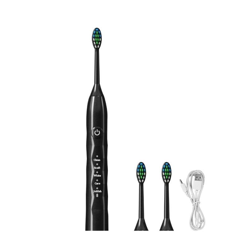Powerful Ultrasonic Sonic Electric Toothbrush Charge Rechargeable Tooth Brush Washable Electronic Whitening Teeth Brush чорний
Powerful Ultrasonic Sonic Electric Toothbrush Charge Rechargeable Tooth Brush Washable Electronic Whitening Teeth Brush чорний