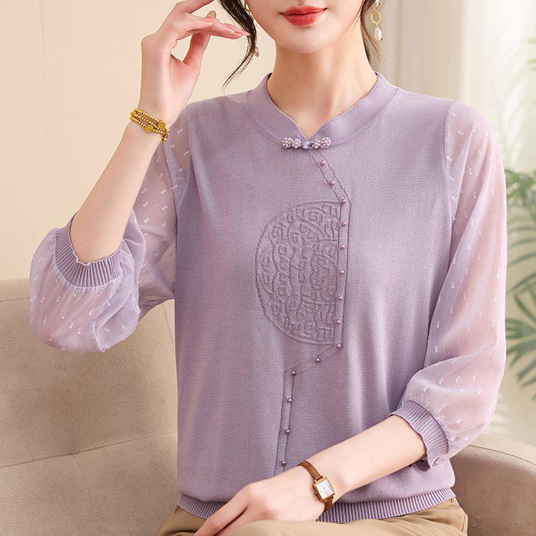Elegant Women s Seven-Sleeve Knit Pullover 5XL (for 150-165 jin) фиолетовый
Elegant Women s Seven-Sleeve Knit Pullover 5XL (for 150-165 jin) фиолетовый