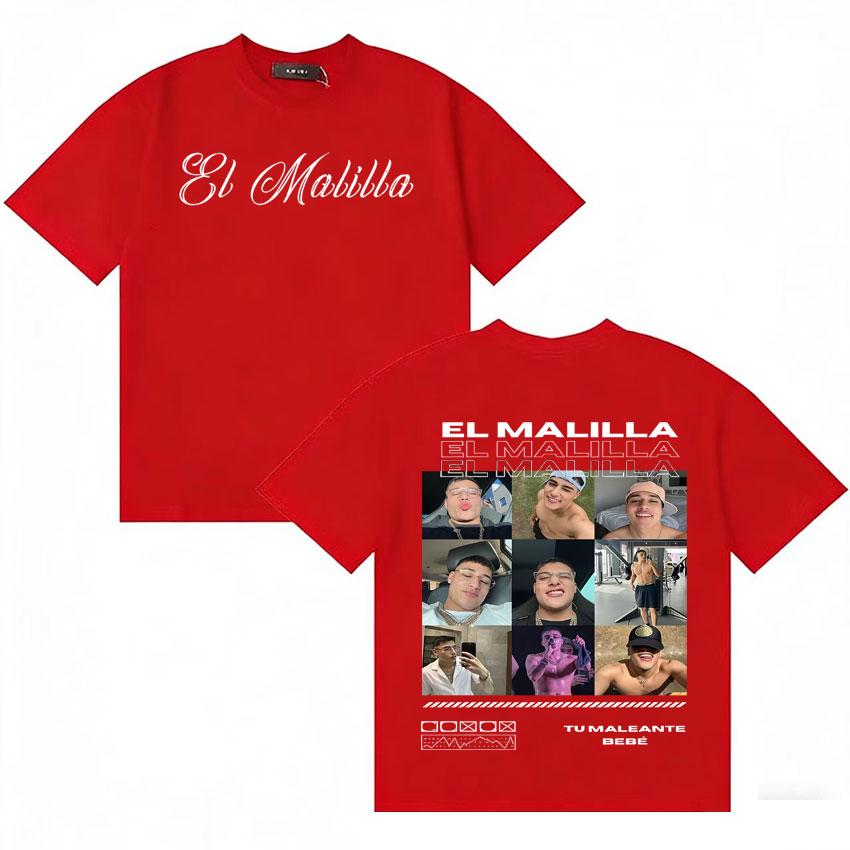 Singer El Malilla Album 2025 Tu Maliante Bebe Tshirts Unisexs Women Harajuku Oversized Tshirts Summer Loose Shortsleeved Tshirt S
Singer El Malilla Album 2025 Tu Maliante Bebe Tshirts Unisexs Women Harajuku Oversized Tshirts Summer Loose Shortsleeved Tshirt S