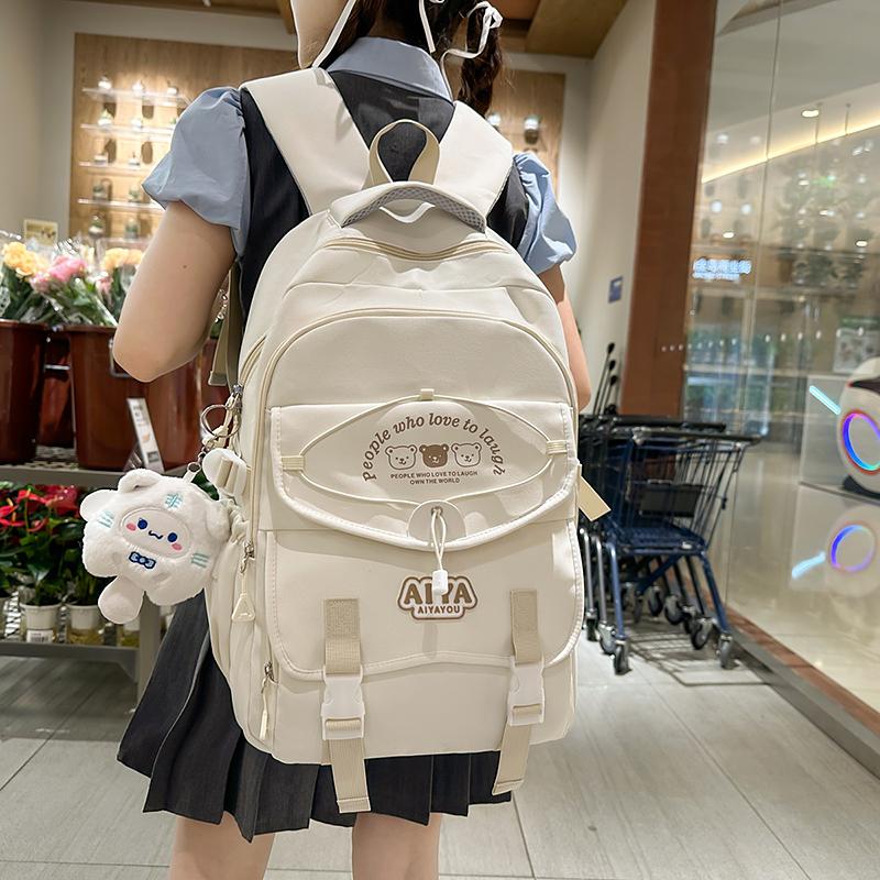Cartoon Print Backpack Junior High School Student Lightweight Schoolbag Large Capacity Women s Backpack рожевий
Cartoon Print Backpack Junior High School Student Lightweight Schoolbag Large Capacity Women s Backpack рожевий
