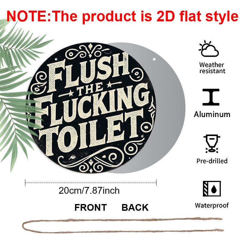 2D Flat 1pc, 8x8 in, Print Aluminum metal sign, Flush Toilet, Front Door Porch, Living Room, Bedroom Home Decor, Rustic Wall Art Decoration, Perfect 1pc
2D Flat 1pc, 8x8 in, Print Aluminum metal sign, Flush Toilet, Front Door Porch, Living Room, Bedroom Home Decor, Rustic Wall Art Decoration, Perfect 1pc