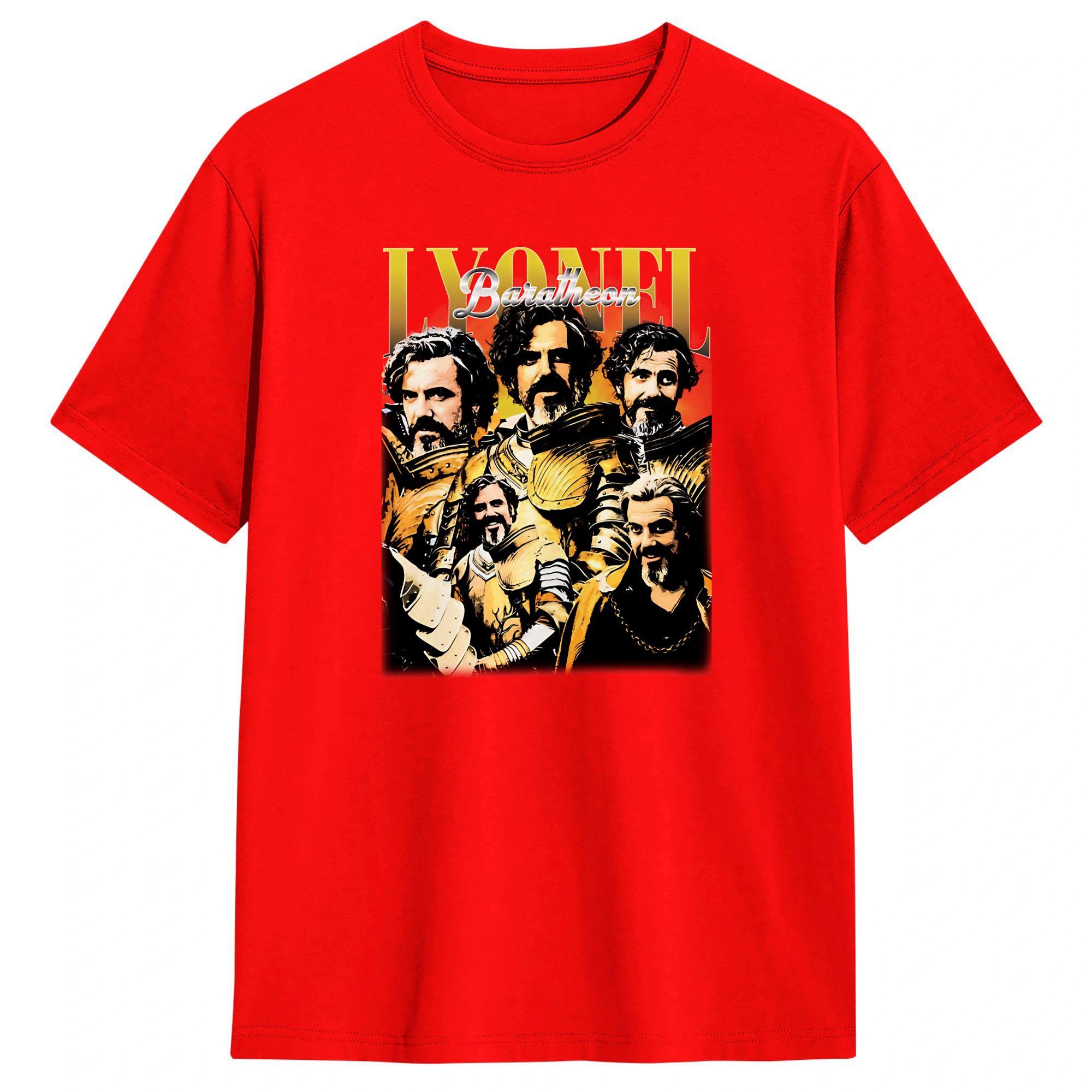 Lyonel Baratheon TShirt Unisex Y2K Fun T Shirts Summer Comfortable Harajuku Tee Shirt Cheap Oversized Clothes S
Lyonel Baratheon TShirt Unisex Y2K Fun T Shirts Summer Comfortable Harajuku Tee Shirt Cheap Oversized Clothes S