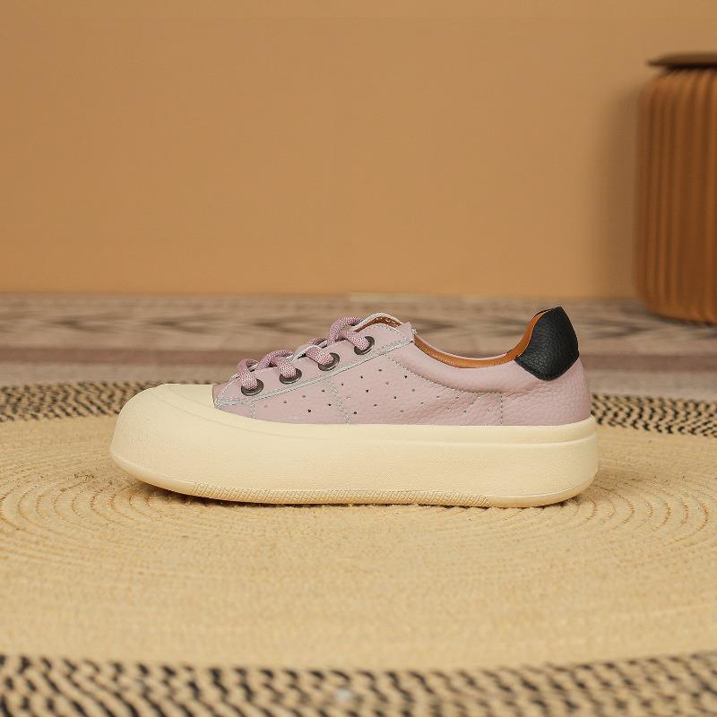 Leather ugly cute big head board shoes women s new little white shoes platform niche retro style lace-up casual shoes women 40 фіолетовий
Leather ugly cute big head board shoes women s new little white shoes platform niche retro style lace-up casual shoes women 40 фіолетовий