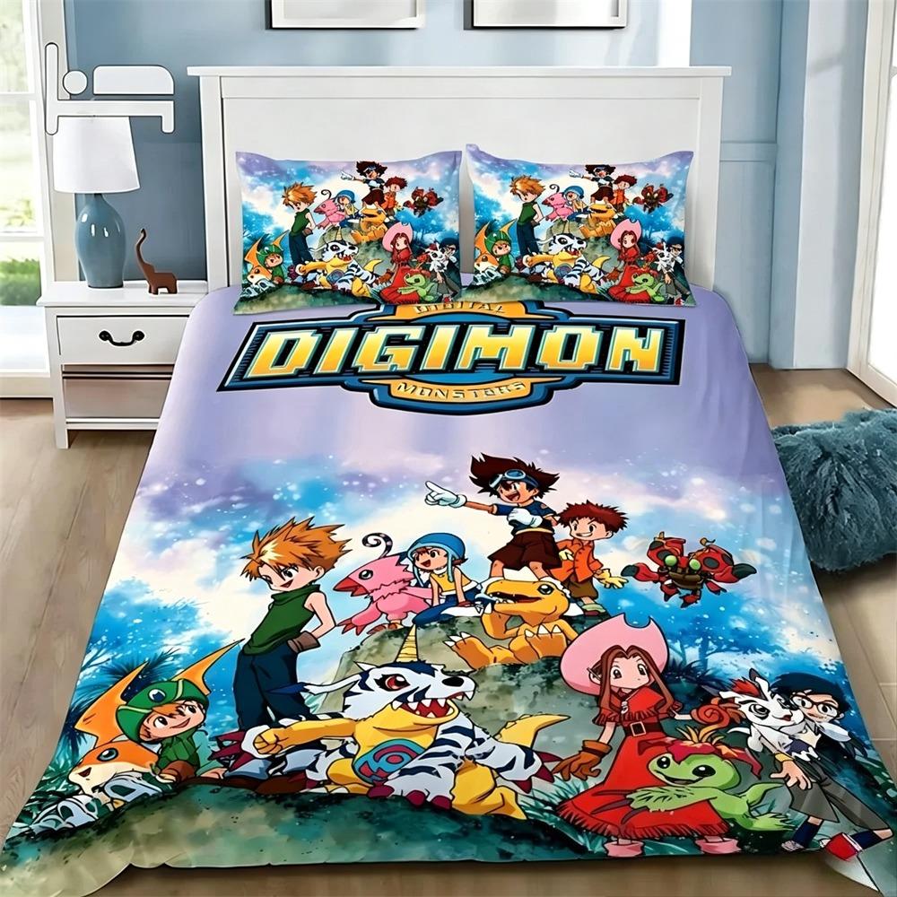 3D Digimon cartoon printed Bedding Sets exquisite supplies set duvet cover bed comforter set bedding set luxury birthday gift 135x200cm
3D Digimon cartoon printed Bedding Sets exquisite supplies set duvet cover bed comforter set bedding set luxury birthday gift 135x200cm