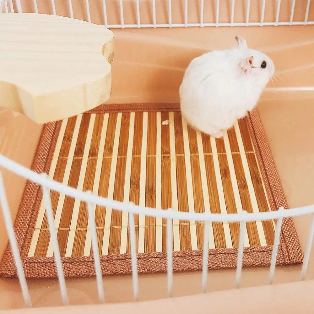 Bamboo Weaving Rabbit Sleeping Bed Mat Breathable Hamster Cooling Pad Hamster Cold Mat Summer Pattern Random
Bamboo Weaving Rabbit Sleeping Bed Mat Breathable Hamster Cooling Pad Hamster Cold Mat Summer Pattern Random