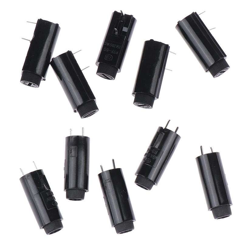 5 Pcs 5*20Mm Fuse Holder Ptf-45/50 10A250V 2.5W Panel Mounting Vertical Horizontal High Temperature Resistance Fuse
5 Pcs 5*20Mm Fuse Holder Ptf-45/50 10A250V 2.5W Panel Mounting Vertical Horizontal High Temperature Resistance Fuse
