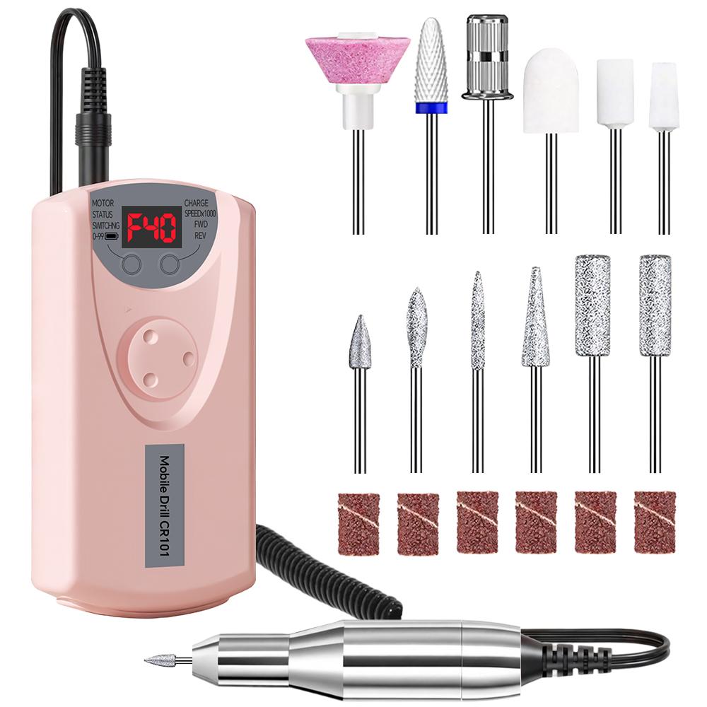 Professional Electric Nail Drill File, Rechargeable Ultra Power Nail File Machine Manicure Pedicure Tool for Gel Nails Polishing
Professional Electric Nail Drill File, Rechargeable Ultra Power Nail File Machine Manicure Pedicure Tool for Gel Nails Polishing
