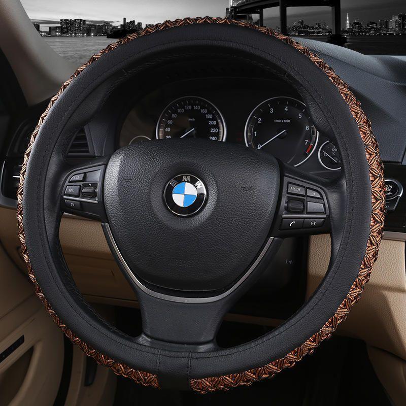 Bowknot Ice Silk Car Steering Wheel Cover Machine-Knitted New Breathable Women s Fashionable Car Interior Handle Cover Warm Rice 38cm
Bowknot Ice Silk Car Steering Wheel Cover Machine-Knitted New Breathable Women s Fashionable Car Interior Handle Cover Warm Rice 38cm