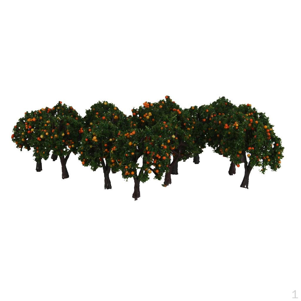 20pcs Model Train Orange Fruit Trees Garden Street Layout /300 4CM
20pcs Model Train Orange Fruit Trees Garden Street Layout /300 4CM