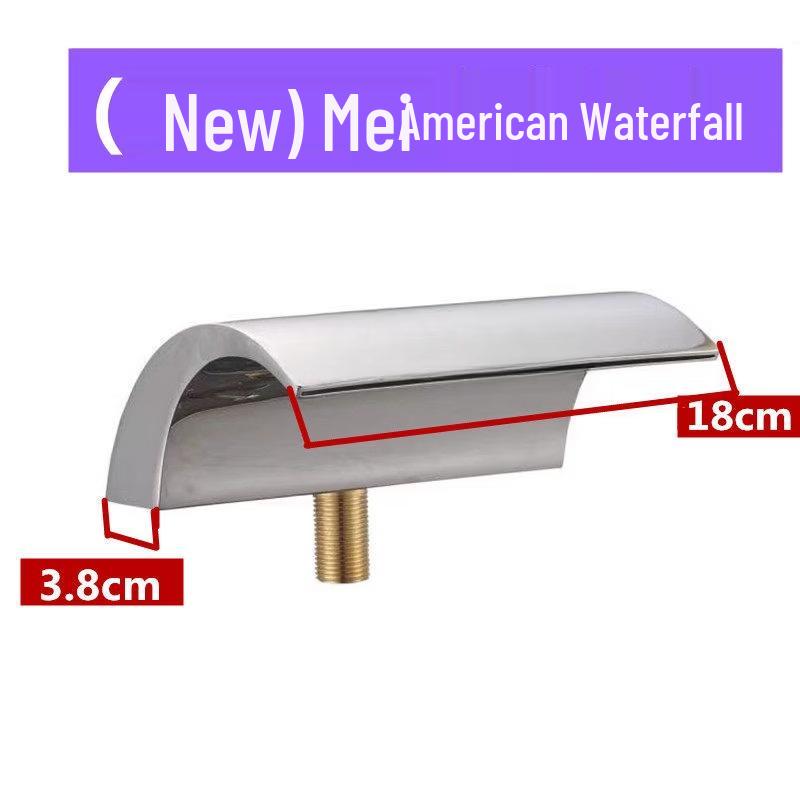 TLXT Wall-Mounted Brass Bathtub Faucet Set with Waterfall Spout
TLXT Wall-Mounted Brass Bathtub Faucet Set with Waterfall Spout