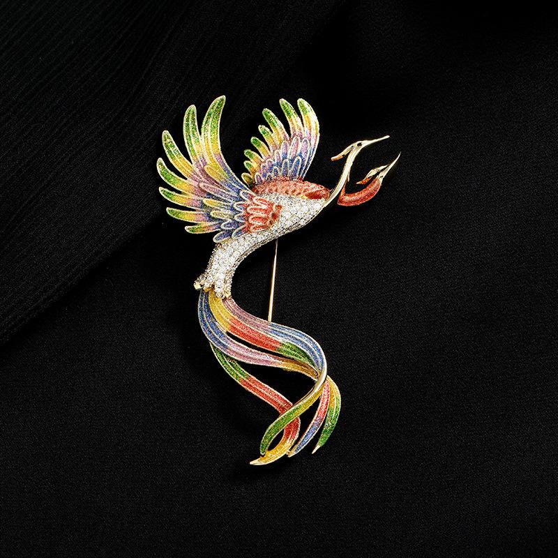 Брошка емальована ретро у китайському стилі з феніксом, жіноча, висококласна, з темпераментом, аксесуар для костюма, шпилька, декоративна корсажна брошка для кардигана, светра
Брошка емальована ретро у китайському стилі з феніксом, жіноча, висококласна, з темпераментом, аксесуар для костюма, шпилька, декоративна корсажна брошка для кардигана, светра