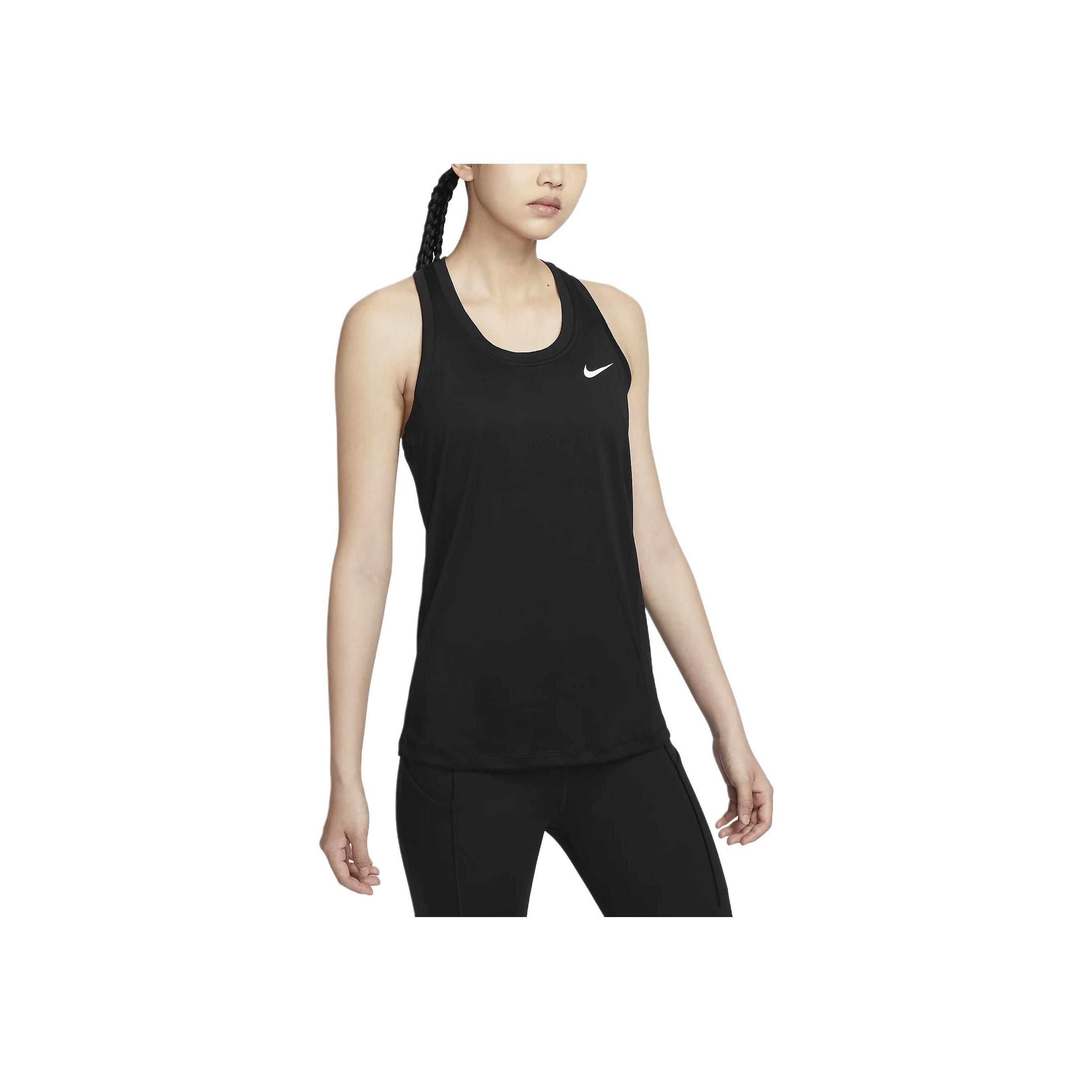 Nike Dri-FIT Racerback Sweat-Wicking Comfortable Tank Top Women Tops Black DX0707-010 S
Nike Dri-FIT Racerback Sweat-Wicking Comfortable Tank Top Women Tops Black DX0707-010 S