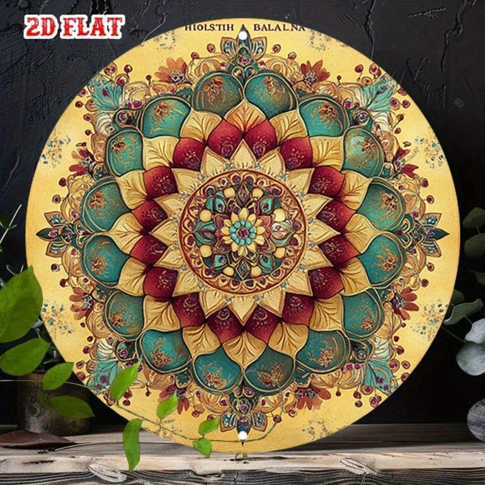 Vintage Mandala Metal Wall Art Floral Geometric Boho Home Decor 20x20 разноцветный
Vintage Mandala Metal Wall Art Floral Geometric Boho Home Decor 20x20 разноцветный