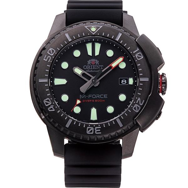 Orient Чоловічий RN-AC0L03B (Чоловічий силіконовий ремінець M-FORCE Orient 70th Anniv) Круглий годинник чорний аналоговий
Orient Чоловічий RN-AC0L03B (Чоловічий силіконовий ремінець M-FORCE Orient 70th Anniv) Круглий годинник чорний аналоговий