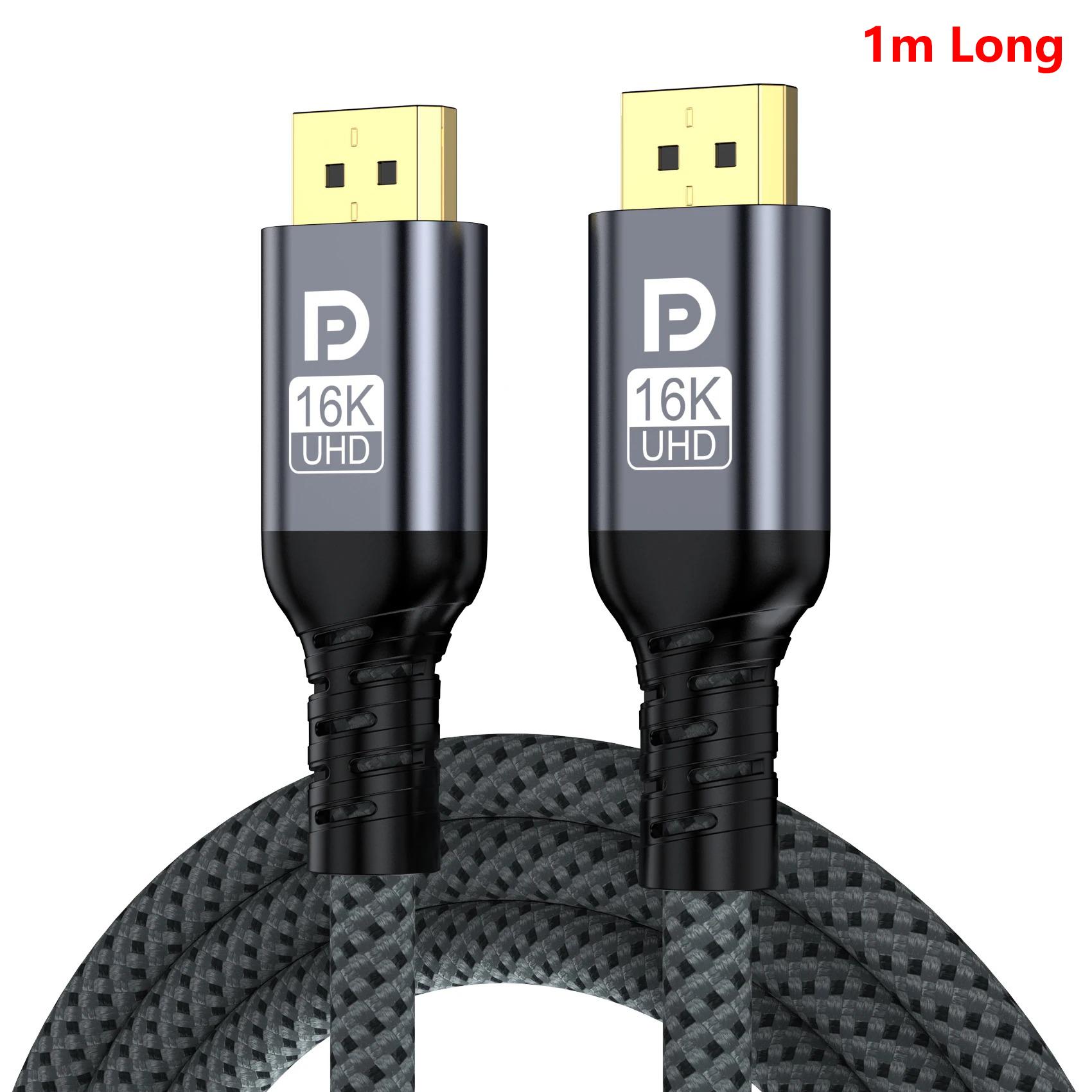Кабель 16K DP2.1 16K60Hz 80Gbps DisplayPort Кабель DP до DP Кабель аудіо-відео HDR 10+ Кабель Display Port для ПК Телевізора Проектора
Кабель 16K DP2.1 16K60Hz 80Gbps DisplayPort Кабель DP до DP Кабель аудіо-відео HDR 10+ Кабель Display Port для ПК Телевізора Проектора