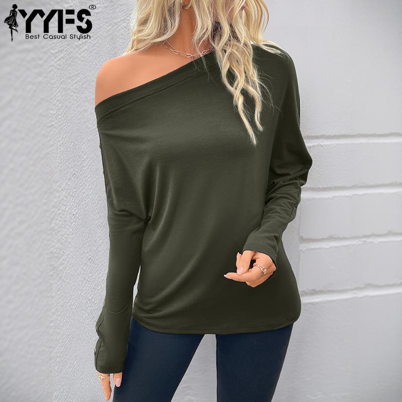 YYFS Women s Fashion Casual Spring Autumn Solid Color Print Long Sleeve Oblique Collar Blouses & Shirts XL темно-зелений колір
YYFS Women s Fashion Casual Spring Autumn Solid Color Print Long Sleeve Oblique Collar Blouses & Shirts XL темно-зелений колір