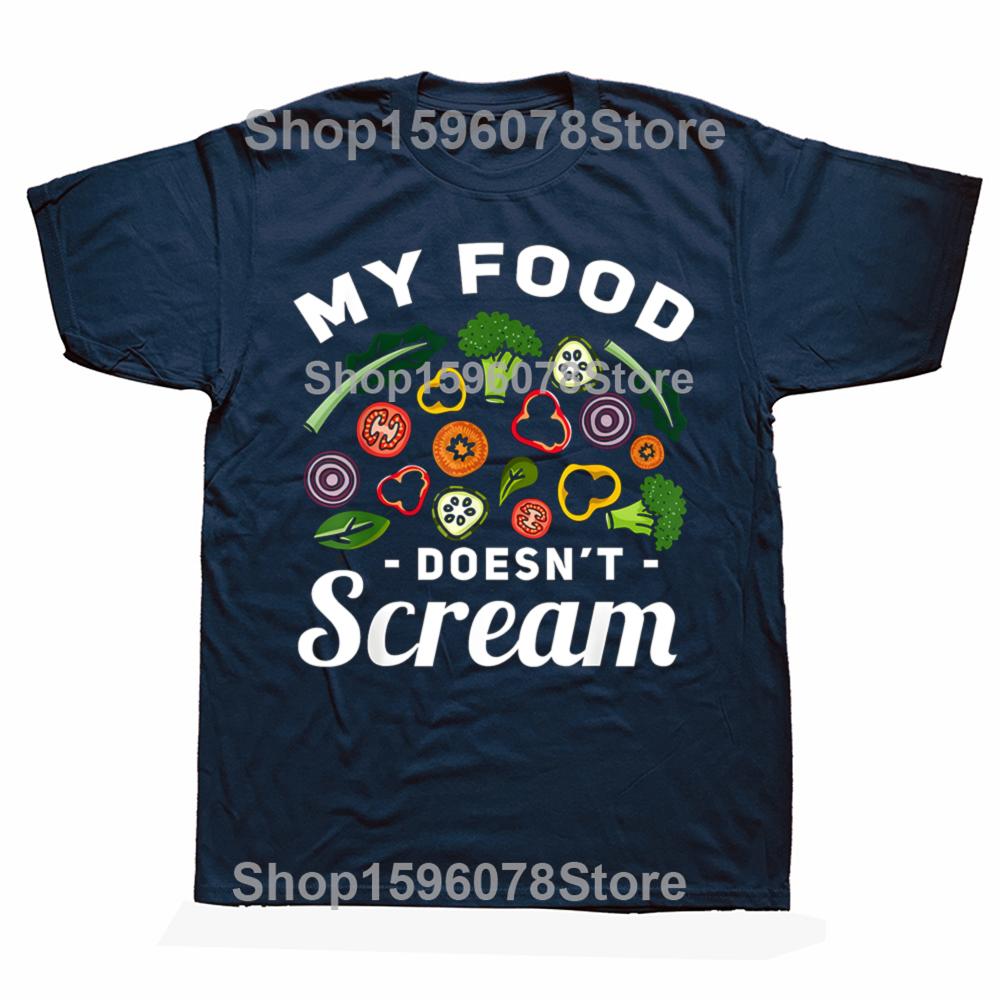 Lovers Gift My Food Doesnt Scream Anti Animal Vegan Vegetarian TShirt Unisex Style Shirts for Women Unisex Clothing S
Lovers Gift My Food Doesnt Scream Anti Animal Vegan Vegetarian TShirt Unisex Style Shirts for Women Unisex Clothing S
