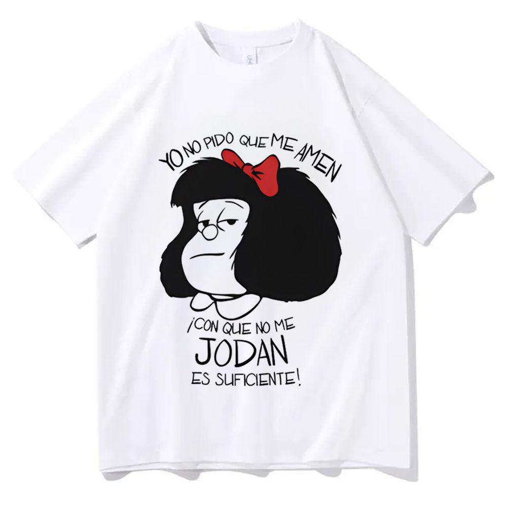 Mafalda T Shirt Female Pastel Harajuku University Streetwear T Shirt Trendy Graphic Colorful Comfortable Pop Culture 2000s Tops S
Mafalda T Shirt Female Pastel Harajuku University Streetwear T Shirt Trendy Graphic Colorful Comfortable Pop Culture 2000s Tops S